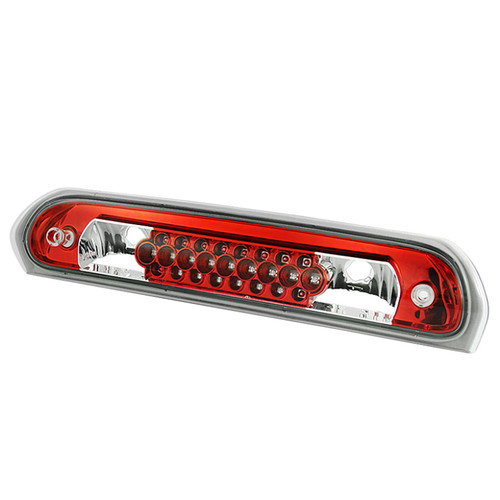 Spyder 9025037 - Xtune Dodge Ram 02-08 LED 3rd Brake Light Red Clear BKL-JH-DR02-LED-RC