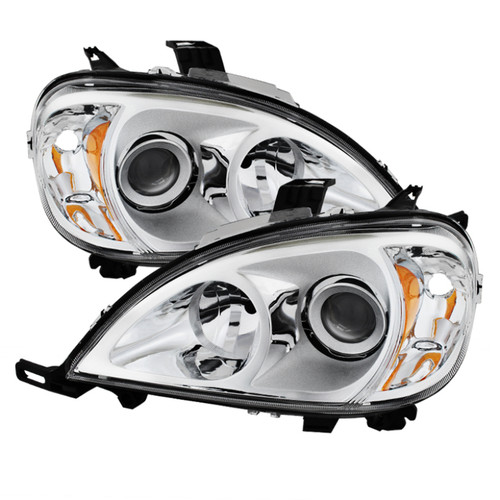 Spyder 9028205 - Xtune Mercedes Benz W163 Ml-Class 98-01 ProjectOEr Headlights Chrome PRO-JH-MBW16398-C