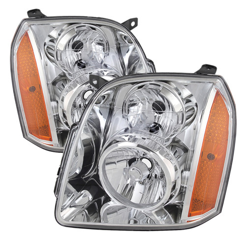 Spyder 9027369 - Xtune GMC Yukon/Yukon Xl 07-14 Crystal Headlights Chrome HD-JH-GMCY07-AM-C