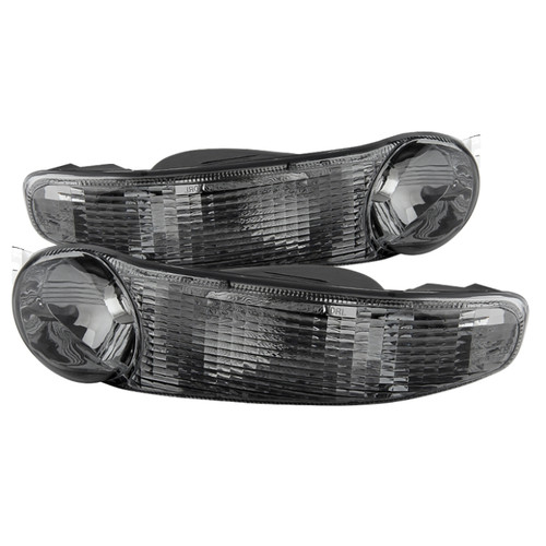 Spyder 9027093 - Xtune GMC Sierra Denali 00-06 Bumper Lights Smoke CBL-GD00-SM