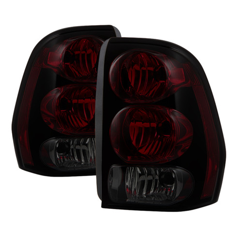 Spyder 9029806 - Xtune Chevy Trailblazer 02-09 w/ Circuit Board Model Tail Lights Red Smoked ALT-JH-CTB02-OE-RSM