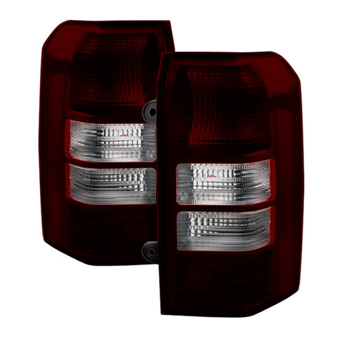 Spyder 9031694 - Xtune Jeep Patriot 08-13 OEM Tail Lights -Red Smoked ALT-JH-JPA08-OE-RSM