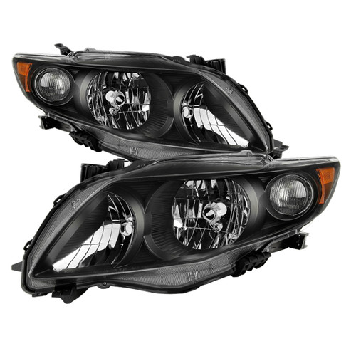 Spyder 9035906 - xTune Toyota Corolla 2009-2010 OEM Style Headlights - Black HD-JH-TCO09-AM-BK