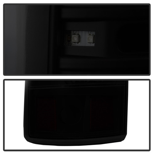 Spyder 9037641 - xTune 03-06 Chevrolet Silverado 1500 LED Tail Lights - Black Smoke (ALT-JH-CSIL03-LED-BSM)