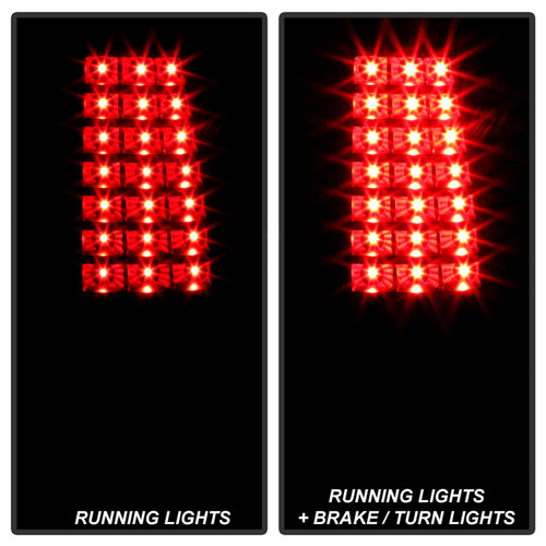 Spyder 9037641 - xTune 03-06 Chevrolet Silverado 1500 LED Tail Lights - Black Smoke (ALT-JH-CSIL03-LED-BSM)