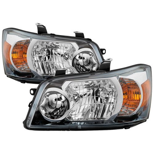 Spyder 9039157 - Xtune Toyota Highlander 04-06 (Non Hybrid Models) OEM Style Headlights Chrome HD-JH-THIGH04-AM-C