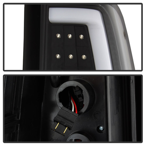 Spyder 9038761 - xTune Chevy Silverado 1500/2500/3500 99-02 / Version 3 Tail Lights Black ALT-ON-CS99V3-LBLED-BK