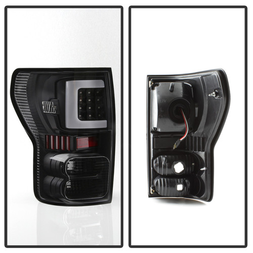 Spyder 9038563 - xTune 07-13 Toyota Tundra Light Bar LED Tail lights - Black (ALT-ON-TTU07V2-LBLED-BK)
