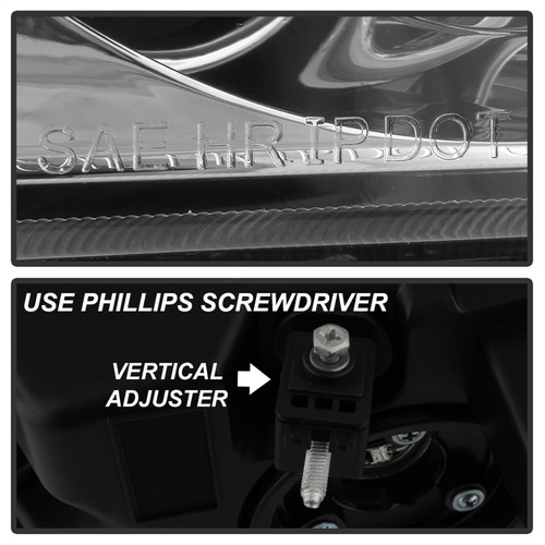 Spyder 9042393 - xTune 05-10 Dodge Charger 4pc OEM Style Halogen Headlights w/Corner - Chrome (HD-JH-DCH05-SET-C)