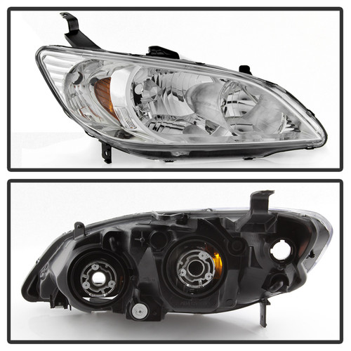 Spyder 9042713 - xTune 04-05 Honda Civic (Excl Hatchback/Si) OEM Style Headlights - Chrome (HD-JH-HC04-4D-AM-C)