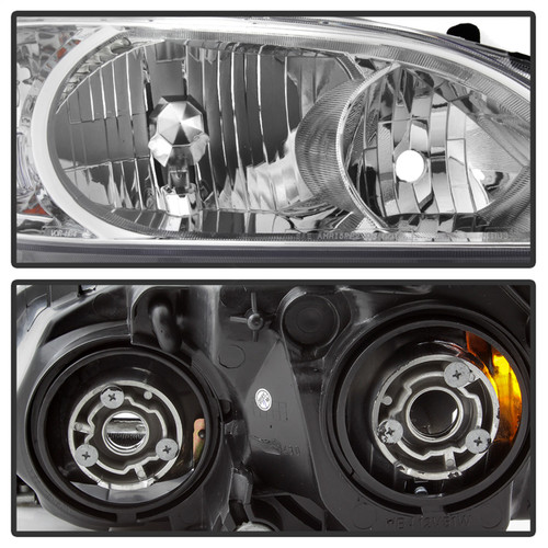 Spyder 9042713 - xTune 04-05 Honda Civic (Excl Hatchback/Si) OEM Style Headlights - Chrome (HD-JH-HC04-4D-AM-C)