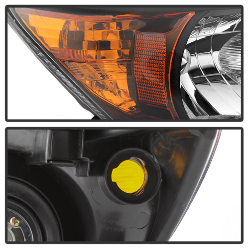 Spyder 9042850 - xTune 06-08 Toyota RAV4 OEM Style Headlights - Black (HD-JH-TRAV06-AM-BK)