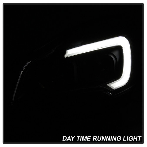 Spyder 9042904 - xTune 13-16 Ford Escape LED Light Bar Halogen Projector Headlights - Black (PRO-JH-FESCA13-LB-BK)