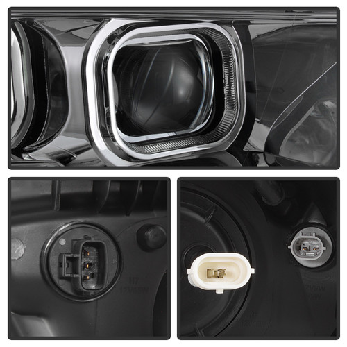 Spyder 9043017 - xTune 16-18 Toyota Tacoma SR/SR5 DRL Proj Headlights w/Turn Signal - Chrm (PRO-JH-TTA16-SR-C)