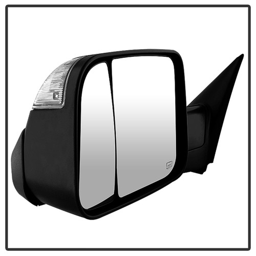 Spyder 9935596 - Xtune Dodge Ram 1500 09-12 Extendable Heated Adjust Mirror Black HoUSing Left MIR-DRAM09S-PWH-L