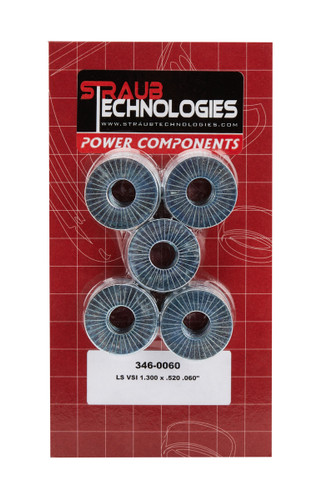 Straub Technologies 346-0060 - Valve Spring Shims 50pk .060 GM LS Engines