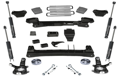 Superlift K121 - 99-06 Chevy Silv/GMC Sierra 1500 4WD 6in Lift Kit - Knuckle Kit w/  Shocks