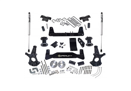 Superlift K160F - 14-16 Chevy Silv 1500 4WD 6.5in Lift Kit w/ Cast Steel Control Arms Fox 2.0 Shocks