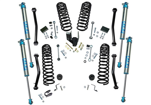 Superlift K184KG - 18-20 Jeep Wrangler JL Unlimited - 4in Dual Rate Coil Lift Kit w/ King 2.0 Shocks