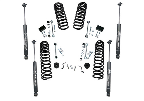 Superlift K191 - 18-20 Jeep Wrangler JL 2 Door 2.5in Dual Rate Coil Lift Kit w/  Shadow Shocks