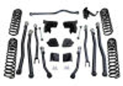 Superlift K201F - 07-18 Jeep Wrangler JK 4in Long Arm Kit - Fox 2.0 Shocks