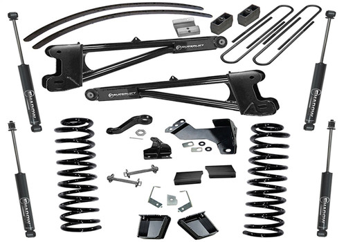 Superlift K991 - 11-16 Ford F-250/F-350 SuperDuty 4WD 8in Lift Kit w/ Repl Radius Arms &  Shocks