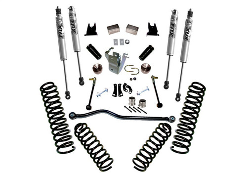 Superlift K928F - 07-18 Jeep Wrangler JK Unlimited 4in Lift Kit w/ Fox Shocks