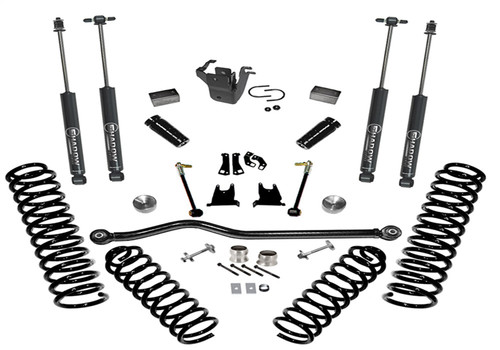 Superlift K928 - 07-18 Jeep Wrangler JK Unlimited 4in Lift Kit w/  Shocks