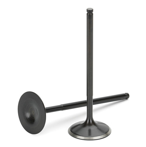 Supertech BMIVN-1009L-12 - BMW S38 38.5x6.98x123.80mm Flat Black Nitrided Intake Valve - Set of 12