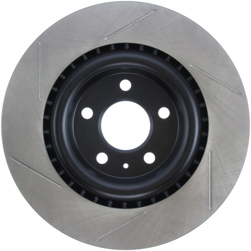 StopTech 126.33137SL - Power Slot 12-13 Audi A6 Quattro/11-12 A7 Quattro / 10-13 S4 Rear Left Slotted Rotor