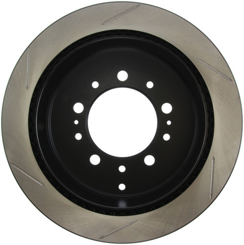 StopTech 126.44157SL - Power Slot 08-09 Lexus LX450/470/570 / 07-09 Toyota Tundra Slotted Left Rear Rotor