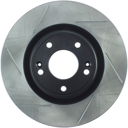 StopTech 126.51038SR - Power Slot 10 Hyundai Genesis Coupe Non-Track Front Right Slotted Rotor