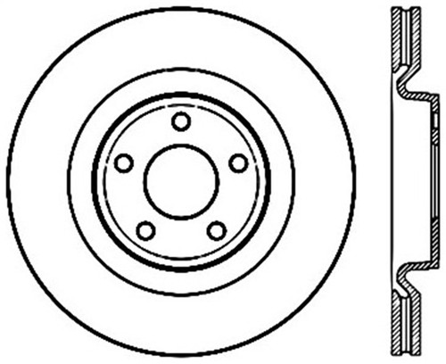 StopTech 126.62116CSR - Sport Slotted Cryo Brake Rotor; Front Right