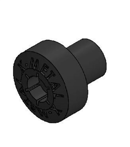 T-Rex 6710000-2B - Universal X-Metal Studs, Black, Plastic, 10 Pc, Bolt-On,  - PN #