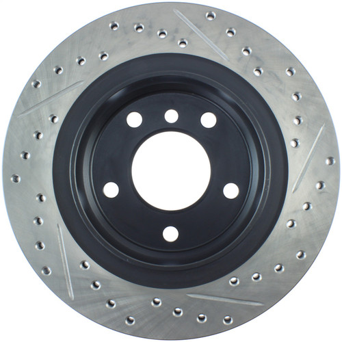 StopTech 127.34049R - Power Slot 00 BMW 323 / 01-07 325 / 99-00 328 Series Rear Right Drilled & Slotted Rotor