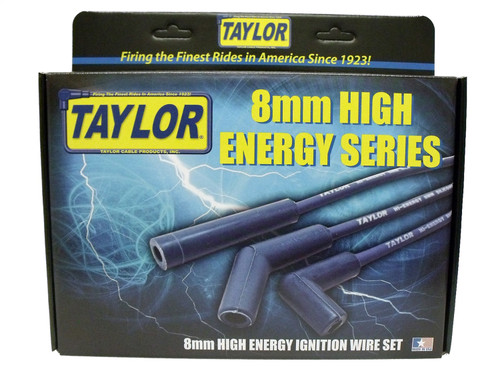 Taylor Cable 64652 - High Energy Custom 8 Cyl Blue Wire Set
