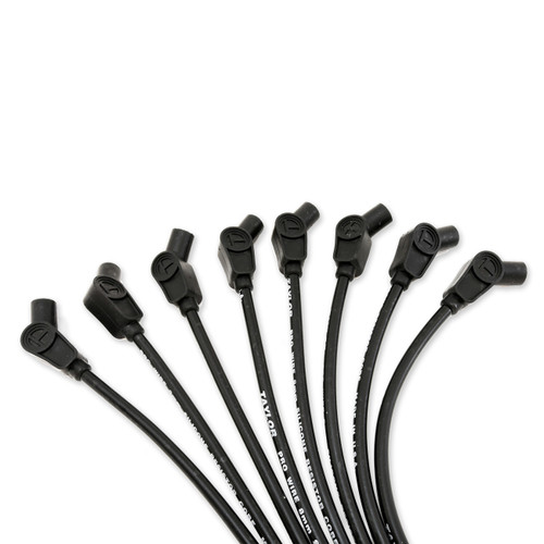 Taylor Cable 70053 - Pro Resistor Core Universal 8 Cyl 135 Degree Black Wire Set