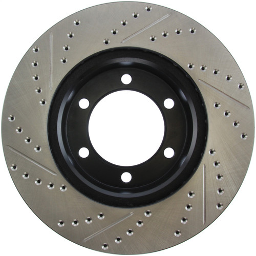 StopTech 127.44118L - 00-06 Toyota Tundra / 01-07 Toyota Sequoia Front Left Slotted & Drilled Rotor