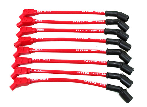 Taylor Cable 79213 - 409 Pro Race 10.4mm Race Fit 135 Degree Red Wire Set