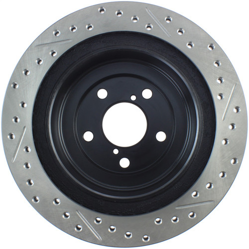 StopTech 127.47025R - 06-07 Subaru Impreza WRX (Exc STi) Slotted & Drilled Right Rear Rotor StopTech 127.47025R - 06-07 Subaru Impreza WRX (Exc STi) Slotted & Drilled Right Rear Rotor