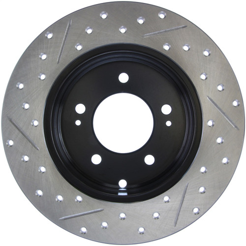 StopTech 127.51021L - Sport Drilled & Slotted Brake Rotor; Rear Left