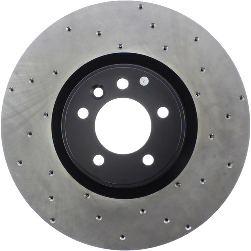 StopTech 128.22022CL - Sport Cryo Cross Drilled Brake Rotor; Rear Left