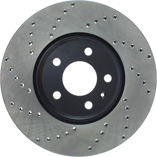 StopTech 128.33136CR - Sport Cryo Cross Drilled Brake Rotor; Front Right