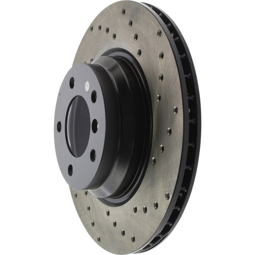 StopTech 128.34079CL - Sport Cryo Cross Drilled Brake Rotor; Front Left