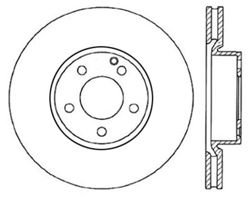 StopTech 128.35110L - Drilled Sport Brake Rotor