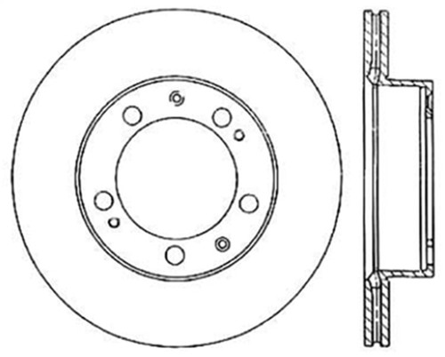 StopTech 128.37030L - Drilled Sport Brake Rotor