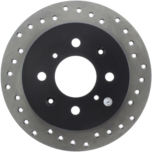 StopTech 128.40017L - Acura & Honda Civic/Del Sol Drilled Left Rear Rotor