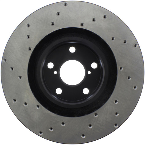 StopTech 128.44170L - Sport Cross Drilled Brake Rotor; Front Left