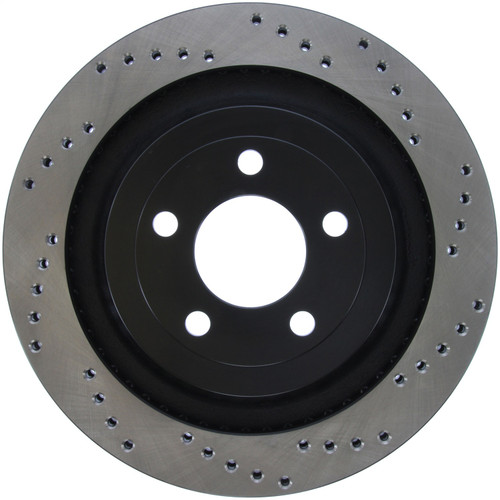 StopTech 128.61109L - Cross Drilled Sport Brake Rotor - 2015 Ford Mustang - Rear Left StopTech 128.61109L - Cross Drilled Sport Brake Rotor - 2015 Ford Mustang - Rear Left