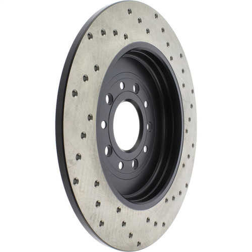 StopTech 128.61081CR - Sport Cryo Drilled Brake Rotor; Rear Right